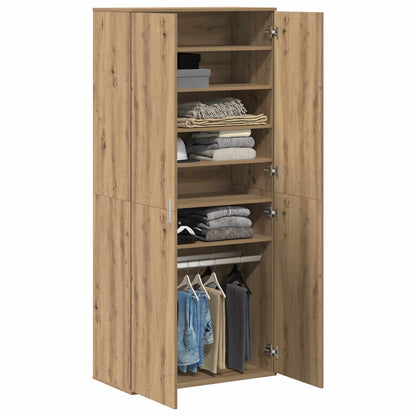 Highboard 80 x 39 x 178 cm Engineered wood Artisan oak