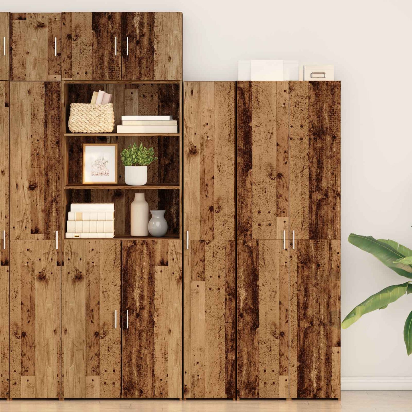 Highboard Old Wood 30 x 42.5 x 185 cm