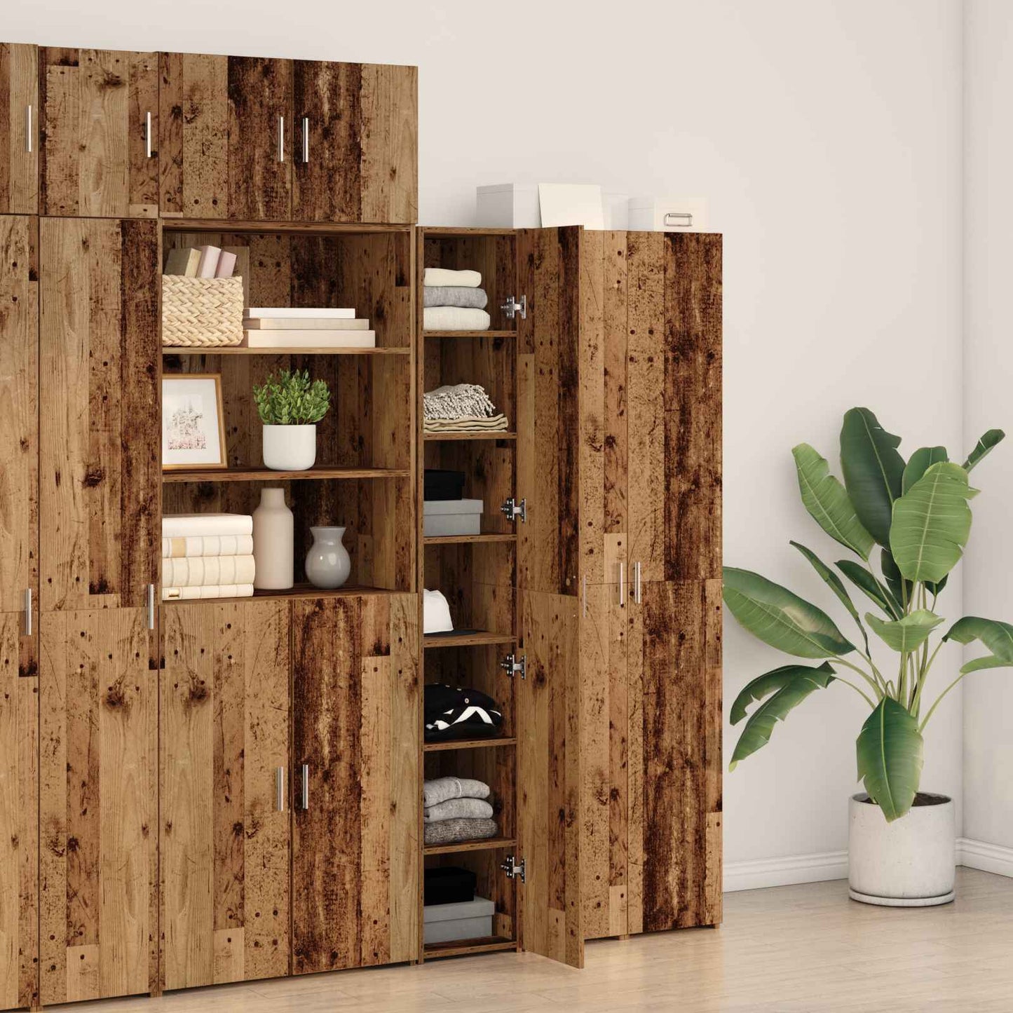 Highboard Old Wood 30 x 42.5 x 185 cm