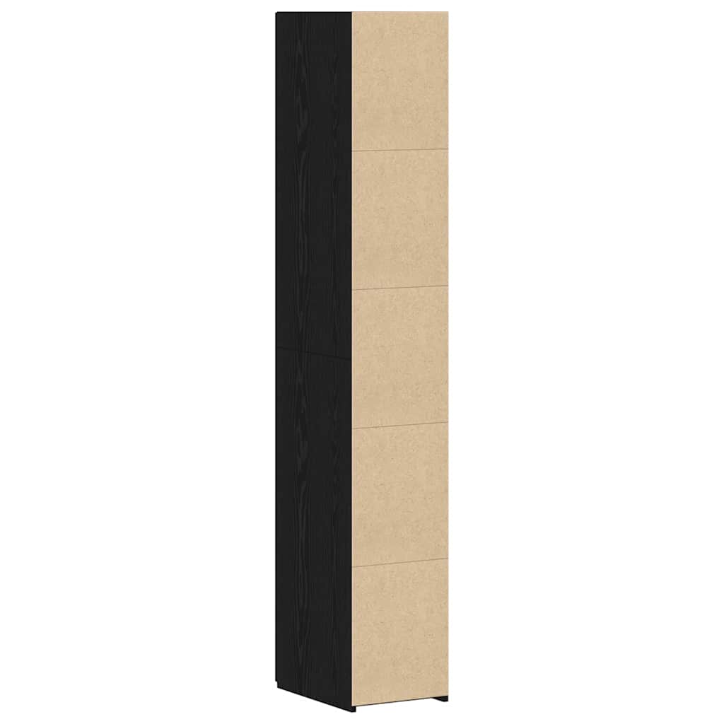 Highboard Black Oak 30 x 42.5 x 185 cm