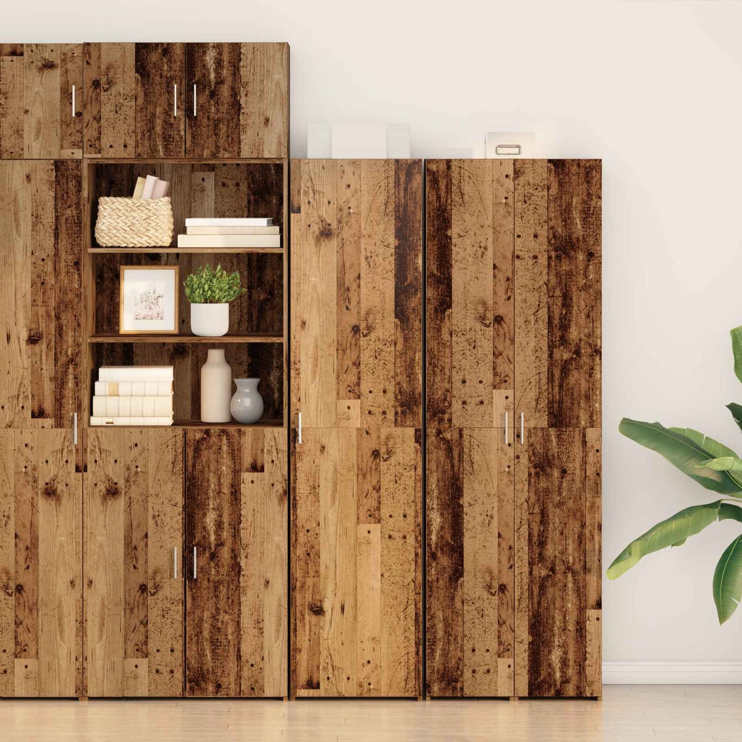Highboard Old Wood 50 x 42.5 x 185 cm
