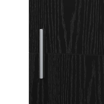 Highboard Black Oak 50 x 42.5 x 185 cm