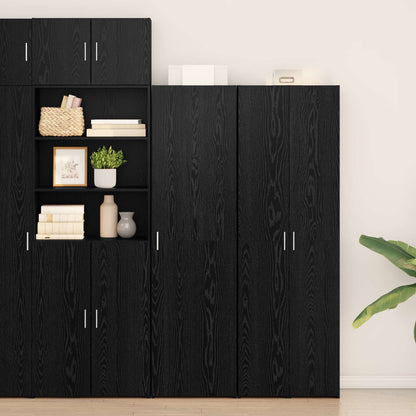 Highboard Black Oak 50 x 42.5 x 185 cm