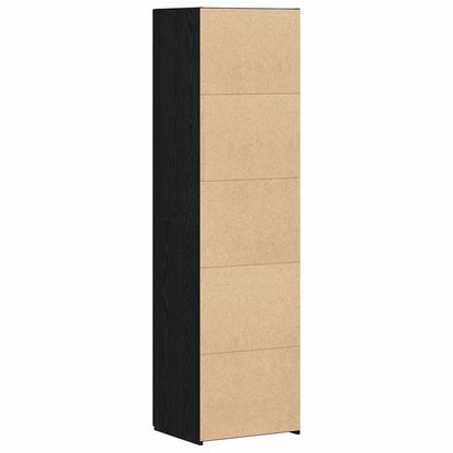 Highboard Black Oak 50 x 42.5 x 185 cm