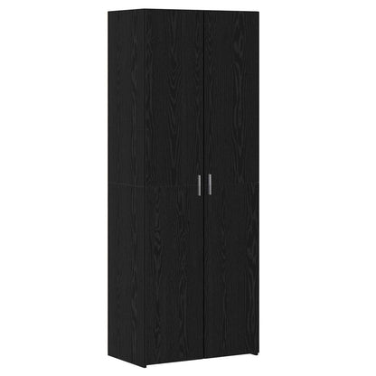 Highboard Black Oak 70 x 42.5 x 185 cm