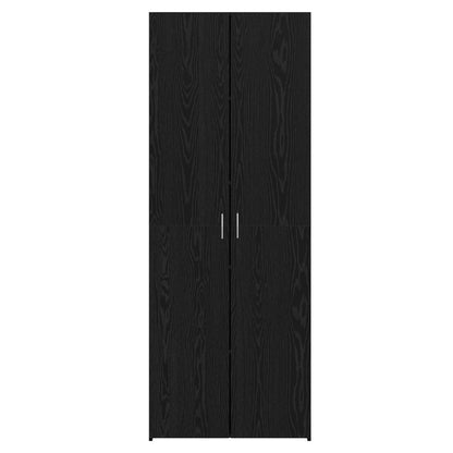 Highboard Black Oak 70 x 42.5 x 185 cm