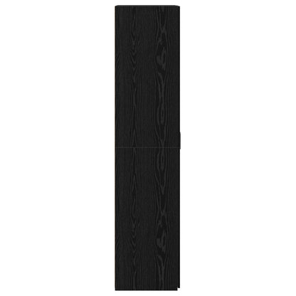 Highboard Black Oak 70 x 42.5 x 185 cm