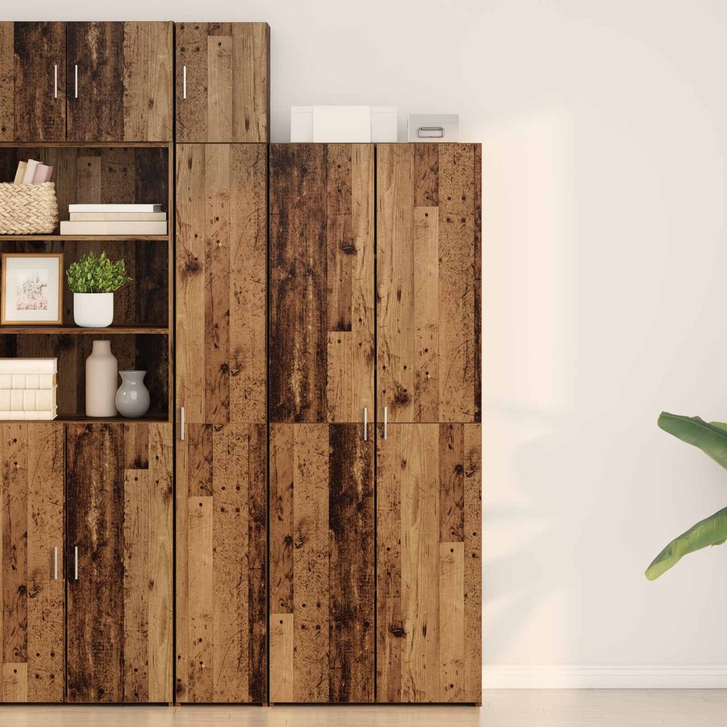 Highboard Old Wood 70 x 42.5 x 185 cm
