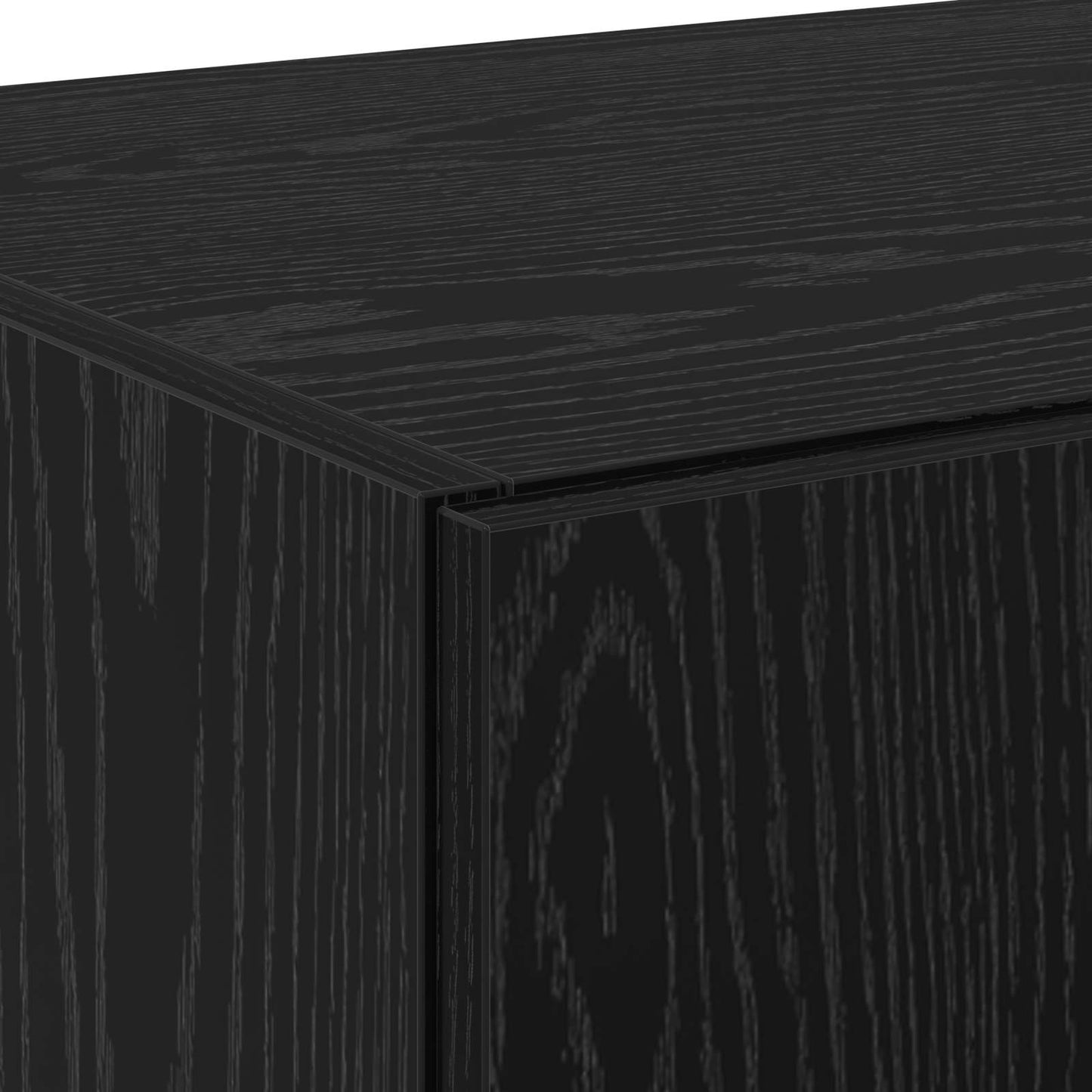 Highboard Black Oak 70 x 42.5 x 185 cm