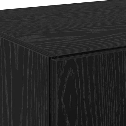 Highboard Black Oak 70 x 42.5 x 185 cm