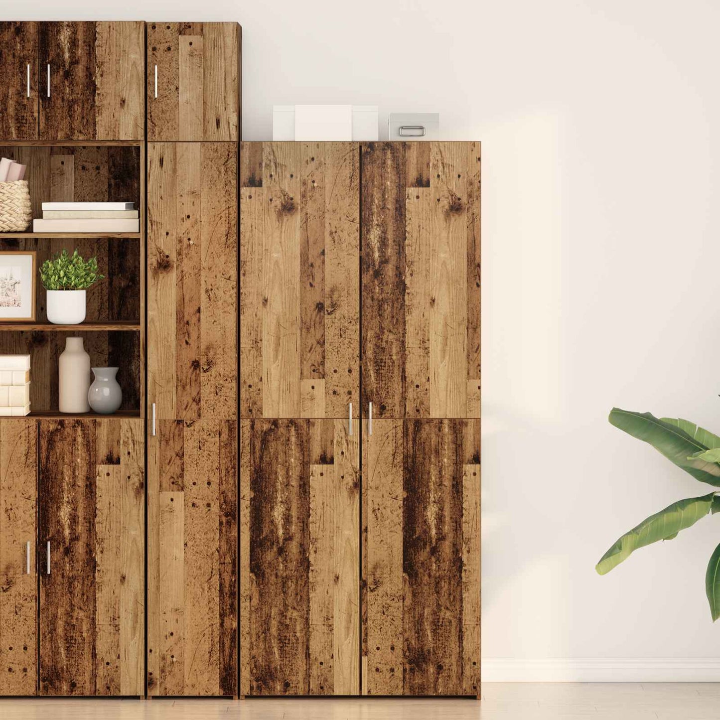 Highboard Old Wood 80 x 42 x 185 cm