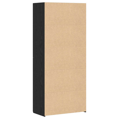 Highboard Black Oak 80 x 42 x 185 cm