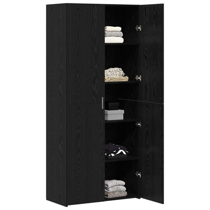 Highboard Black Oak 80 x 42 x 185 cm