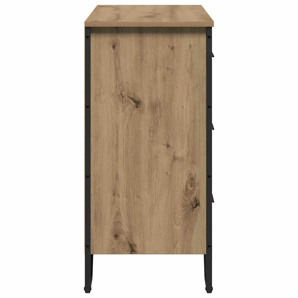 Chest of Drawers 6-Drawer Artisan Oak 91 x 35.5 x 74.5 cm