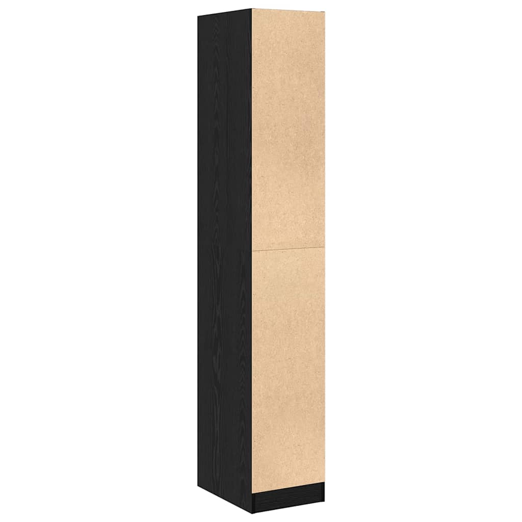Apothecary Cabinet Pattern Pattern 30 x 41 x 174.5 cm Black Oak