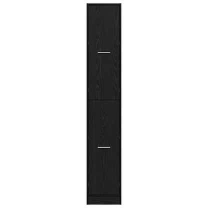 Apothecary Cabinet Pattern Pattern 30 x 41 x 174.5 cm Black Oak
