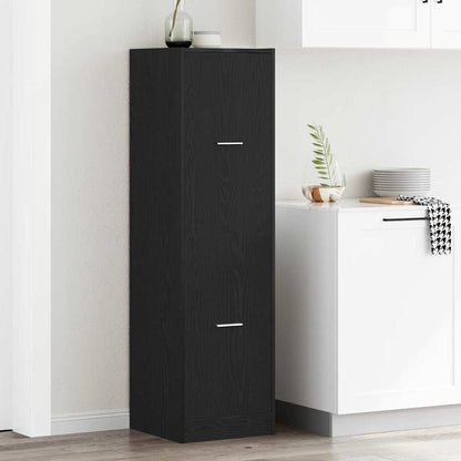 Apothecary Cabinet Pattern Pattern 40 x 41 x 144.5 cm Black Oak