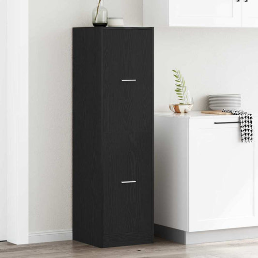 Apothecary Cabinet Pattern Pattern 40 x 41 x 144.5 cm Black Oak