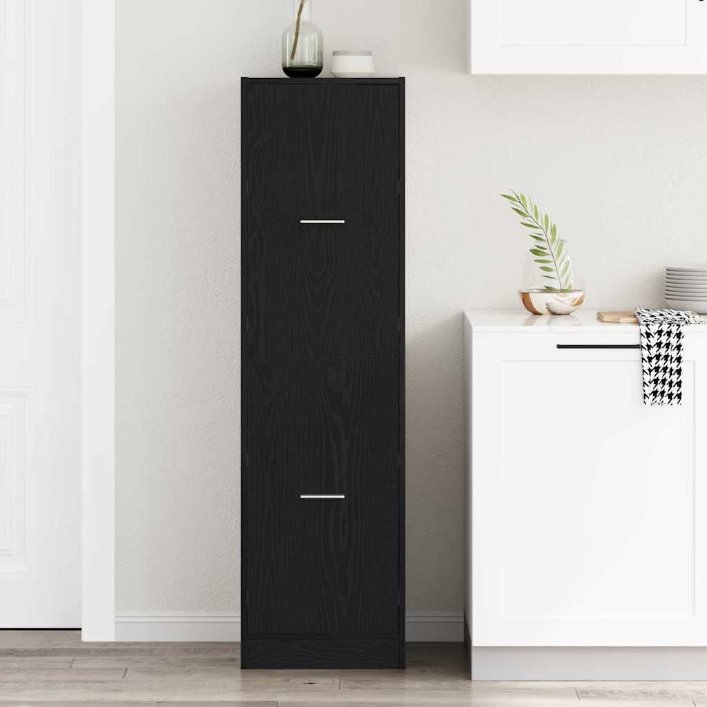 Apothecary Cabinet Pattern Pattern 40 x 41 x 144.5 cm Black Oak