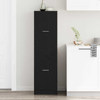 Apothecary Cabinet Pattern Pattern 40 x 41 x 144.5 cm Black Oak