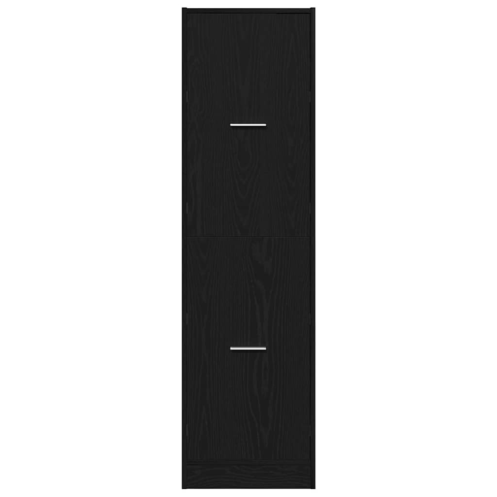 Apothecary Cabinet Pattern Pattern 40 x 41 x 144.5 cm Black Oak