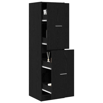 Apothecary Cabinet Pattern Pattern 40 x 41 x 144.5 cm Black Oak