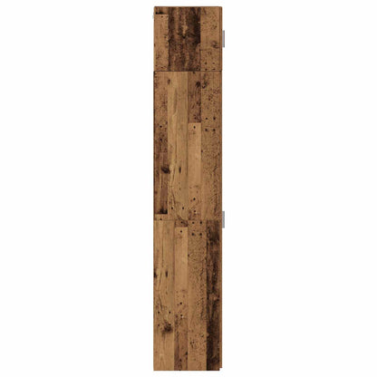 2-piece Storage Cabinet with Shelves 2 pcs Old Wood
