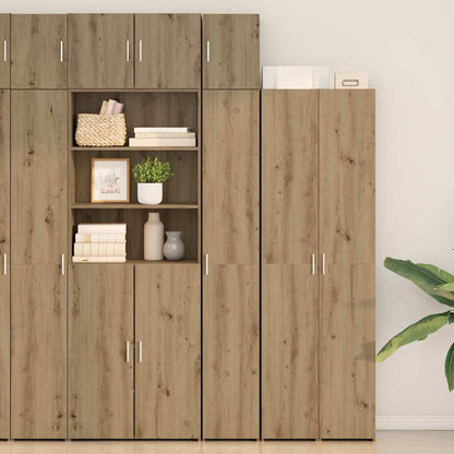 2-piece Storage Cabinet with Shelves 2 pcs Artisan Oak