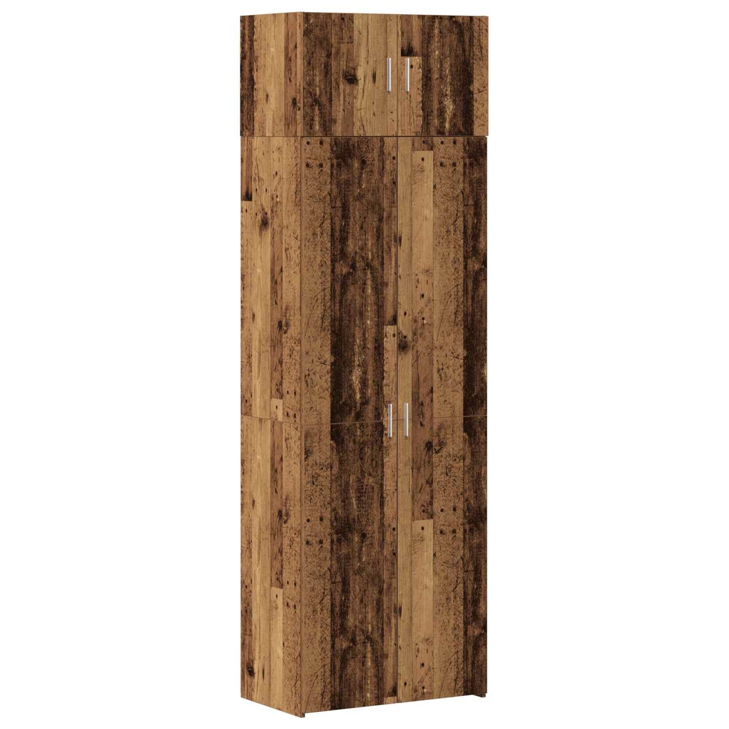 Storage Cabinet 2 pcs Old Wood 70 x 42.5 x 185 cm