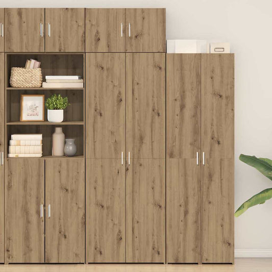 Storage Cabinet 3 pcs Artisan Oak 70 x 42.5 x 185 cm