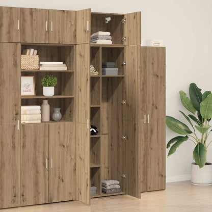 Storage Cabinet 3 pcs Artisan Oak 70 x 42.5 x 185 cm