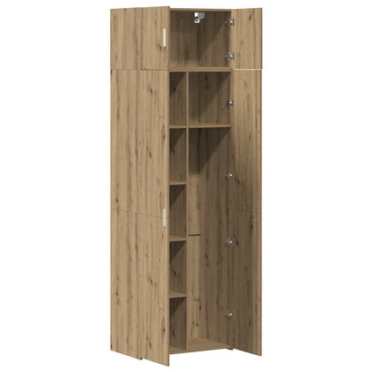 Storage Cabinet 3 pcs Artisan Oak 70 x 42.5 x 185 cm