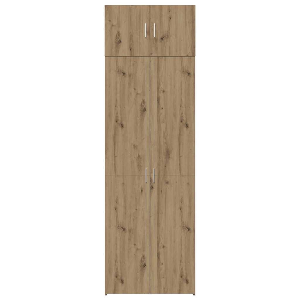 Storage Cabinet 3 pcs Artisan Oak 70 x 42.5 x 185 cm