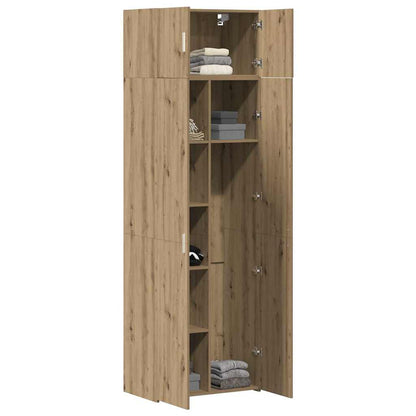 Storage Cabinet 3 pcs Artisan Oak 70 x 42.5 x 185 cm