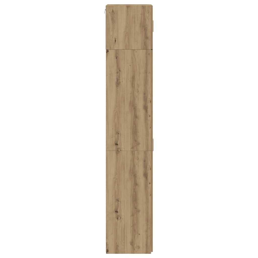 Storage Cabinet 3 pcs Artisan Oak 70 x 42.5 x 185 cm