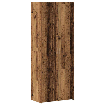 Storage Cabinet 2 pcs Old Wood 70 x 42.5 x 225 cm