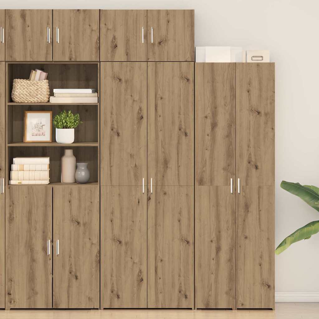Storage Cabinet 2 pcs Artisan Oak 70 x 42.5 x 225 cm