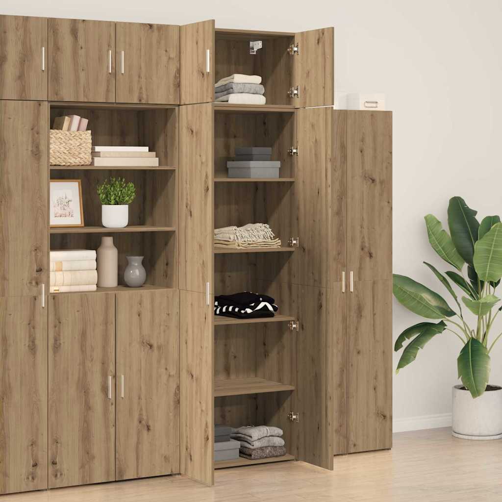 Storage Cabinet 2 pcs Artisan Oak 70 x 42.5 x 225 cm