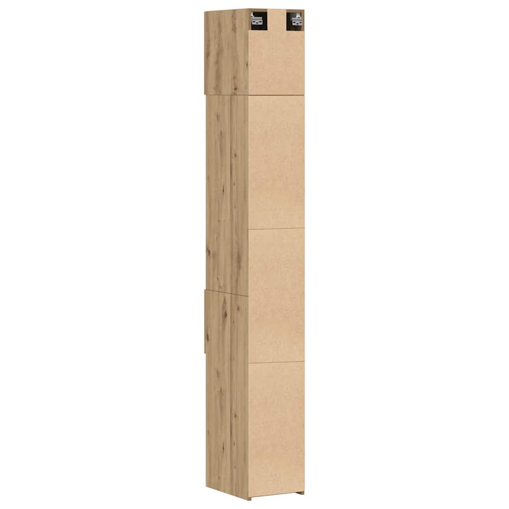 Storage Cabinet 2 pcs Artisan Oak 30 x 42.5 x 225 cm