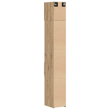 Storage Cabinet 2 pcs Artisan Oak 30 x 42.5 x 225 cm