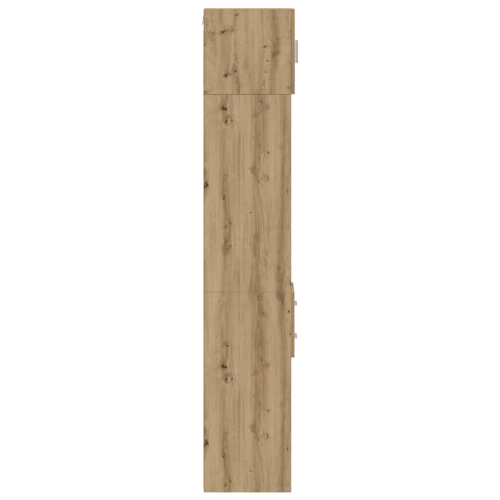 Storage Cabinet 2 pcs Artisan Oak 30 x 42.5 x 225 cm