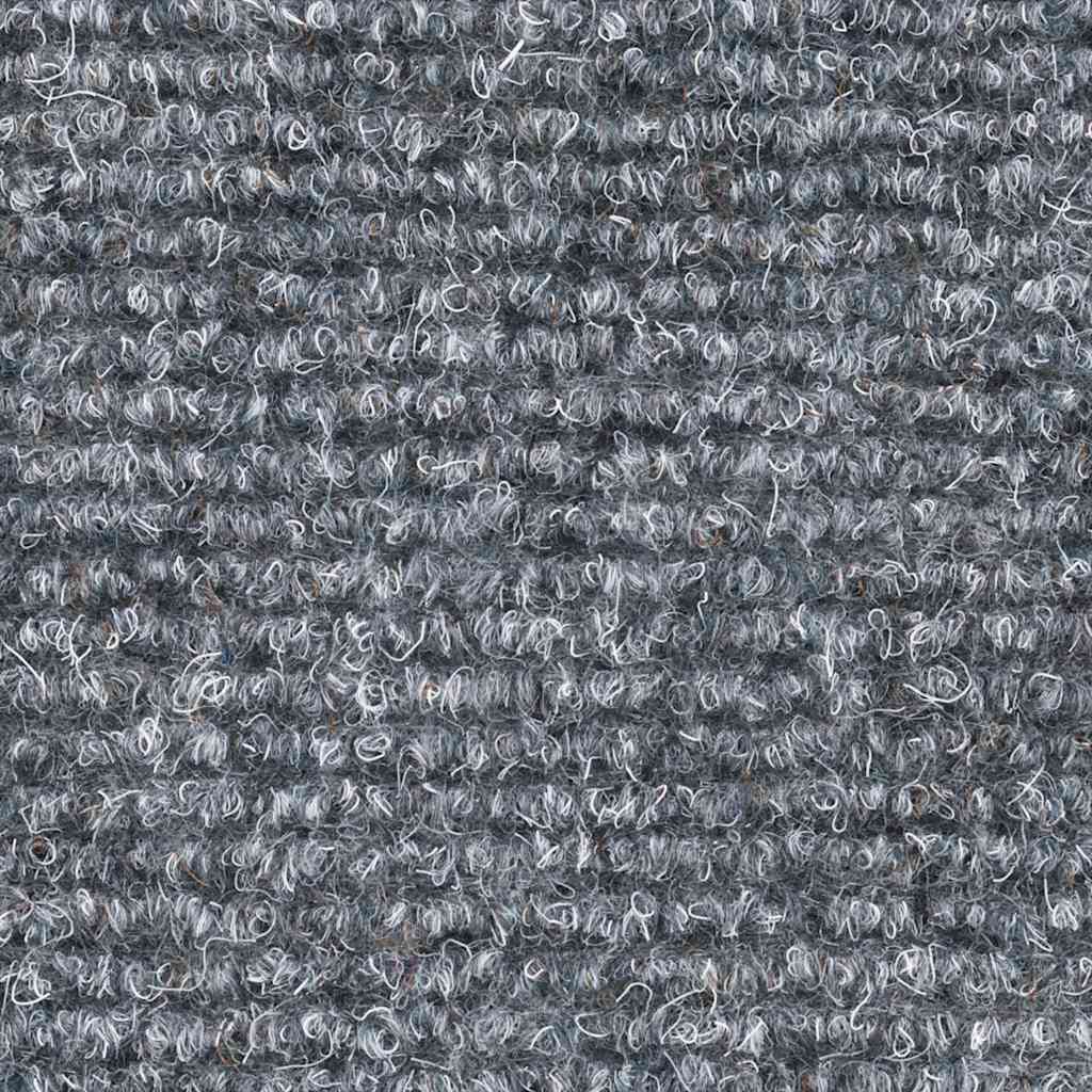 Stair Mats Self-adhesive 30 pcs 65x21x4 cm Light Grey Half Round Large