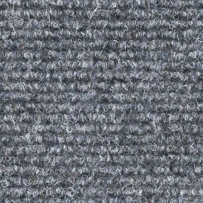 Stair Mats Self-adhesive 20 pcs 56x17x3 cm Light Grey Half Round