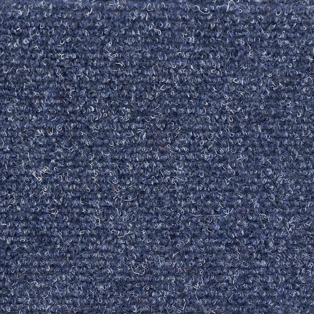 Stair Mats Self-adhesive 20 pcs 56x17x3 cm Blue Half Round