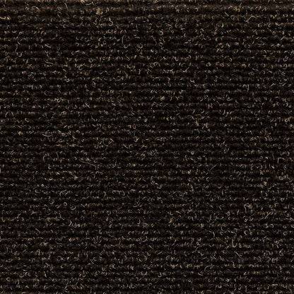 Stair Mats Self-adhesive 20 pcs 56x17x3 cm Dark Brown Half Round
