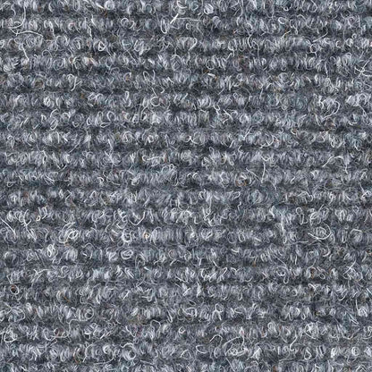 Stair Mats Self-adhesive 30 pcs 56x17x3 cm Light Grey Half Round