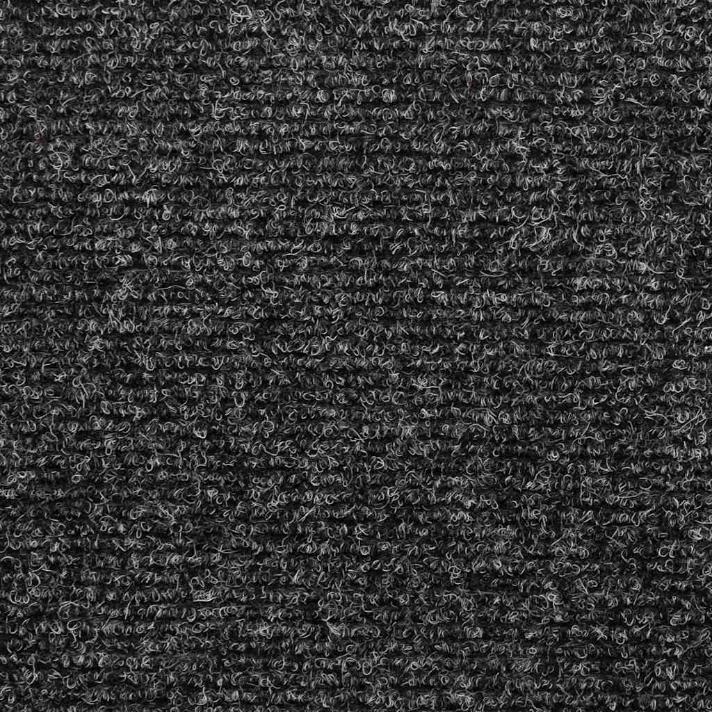 Stair Mats Self-adhesive 30 pcs 65x21x4 cm Dark Grey Rectangular Edge