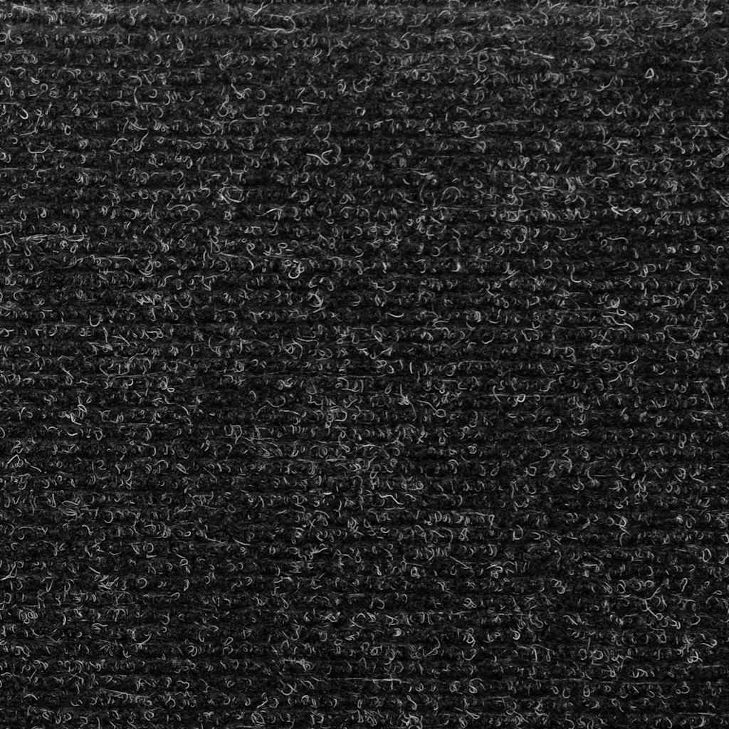 Stair Mats Self-adhesive 30 pcs 65x21x4 cm Black Rectangular Edge