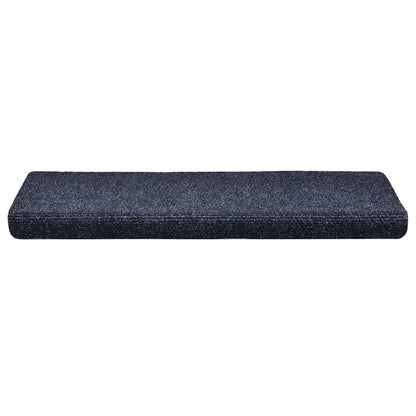 Stair Mats Self-adhesive 30 pcs 65x21x4 cm Blue Rectangular Edge
