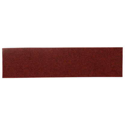 Stair Mats Self-adhesive 30 pcs 76x20 cm Bordeaux Red Rectangular